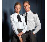 Premier Men's Long Sleeve Pilot Plain Work Shirt in White | Size: 20 inches Premier White 20 inches