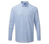 Premier Mens Maxton Check Long Sleeve Shirt PC3905