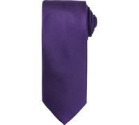 Premier Men's Micro Waffle Formal Work Tie in Purple Premier Purple One Size