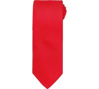 Premier Men's Micro Waffle Formal Work Tie in Red Premier Red One Size