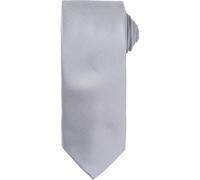 Premier Men's Micro Waffle Formal Work Tie in Silver Premier Silver One Size