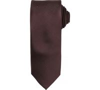 (One Size, Brown) Premier Mens Micro Waffle Formal Work Tie (Pack of 2)
