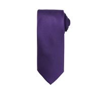 Premier Men's Micro Waffle Formal Work Tie Pack of 2 in Purple Premier Purple One Size