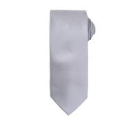 Premier Men's Micro Waffle Formal Work Tie Pack of 2 in Silver Premier Silver One Size