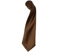 Premier Mens Plain Satin Tie (Narrow Blade) (Pack of 2) RW6934
