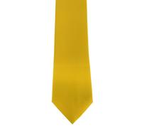 Premier Mens Plain Satin Tie (Narrow Blade) (Pack of 2) (Lemon) - Yellow - One Size