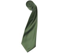 Premier Mens Plain Satin Tie (Narrow Blade) (Pack of 2) RW6934