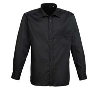 Premier Mens Poplin Long-Sleeved Shirt PC5488