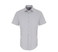 (XS, Silver) Premier Mens Poplin Stretch Short-Sleeved Shirt