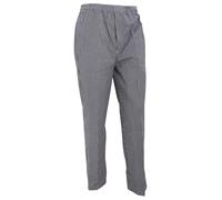 Premier Men's Pull-on Chefs Trousers Catering Workwear in Black | Size: Small Premier Black S