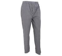 Premier Men's Pull-on Chefs Trousers Catering Workwear Pack of 2 in Black | Size: Small Premier Black S