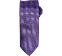 Premier Men's Puppy Tooth Formal Work Tie Pack of 2 in Purple Premier Purple One Size