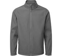 (4XL, Dark Grey) Premier Mens Recycled Wind Resistant Soft Shell Jacket
