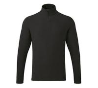 Premier Men's Recyclight Quarter Zip Fleece in Black | Size: 3XL Premier Black 3XL