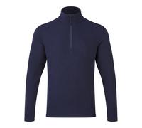 Premier Men's Recyclight Quarter Zip Fleece Top in Navy | Size: Medium Premier Navy M