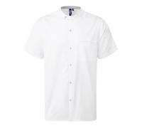Premier Men's Recyclight Short-Sleeved Chef Shirt in White | Size: 2XL Premier White 2XL