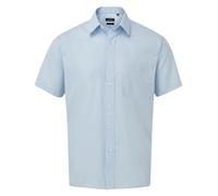 Premier Mens Short Sleeve Easy Care Poplin Shirt Office Work Casual Business