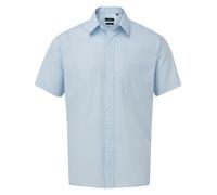 Premier Mens Short Sleeve Easy Care Poplin Shirt Office Work Casual Business
