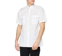 Premier Short Sleeve Pilot Shirt - 3 Colours / 14.5" - 19" Collar - White - 15.5