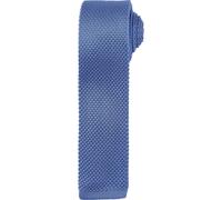 (One Size, Mid Blue) Premier Mens Slim Textured Knit Effect Tie (Pack of 2)