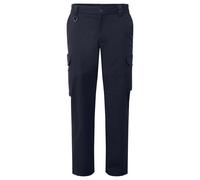 Premier Men's Stretchchecker Cargo Trousers in Navy | Size: 40L Premier Navy 40L