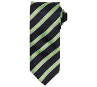 Premier Men's Stripe Waffle Tie in Black Premier Black One Size