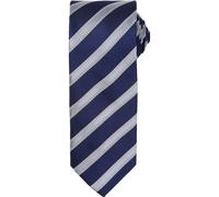 Premier Men's Stripe Waffle Tie in Navy Premier Navy One Size