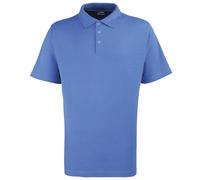 Premier Mens Stud Heavyweight Plain Pique Polo Shirt