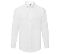Premier Mens Supreme Oxford Long-Sleeved Formal Shirt RW10690
