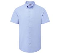 Premier Mens Supreme Oxford Short-Sleeved Formal Shirt PC7802