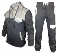 Premier Mens Tracksuit Set Fleece Hoodie Top Bottoms Jogging Joggers Regular
