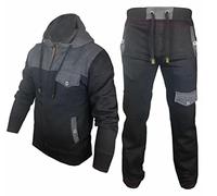 Premier Mens Tracksuit Set Fleece Hoodie Top Bottoms Jogging Joggers Regular