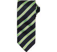 Premier Men's Waffle Stripe Formal Business Tie Pack of 2 in Black Premier Black One Size