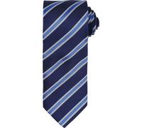 Premier Men's Waffle Stripe Formal Business Tie Pack of 2 in Navy Premier Navy One Size