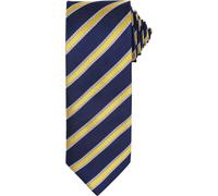 Premier Men's Waffle Stripe Formal Business Tie Pack of 2 in Navy Premier Navy One Size