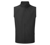 (5XL, Black) Premier Mens Windchecker Recycled Printable Gilet