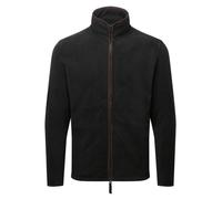 Premier Mens Zip Up Fleece Jacket Plain High Neck Zipped Jumper Warm Outerwear