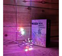 Premier Micro Brights Rainbow Starburst 400 Multi Action Christmas LEDs with Timer