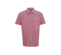 Premier Microcheck (Gingham) short sleeve cotton shirt - Mens, 100% Cotton