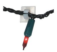 Premier Mini Christmas Self Adhesive Clip (Pack of 24) in White Premier White