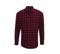 Premier Mulligan Check Long Sleeve Shirt PR250