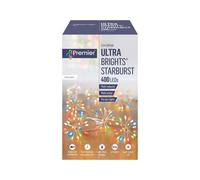 Premier - Multi Action Starburst Stringlight Multi-coloured - 400 LEDs