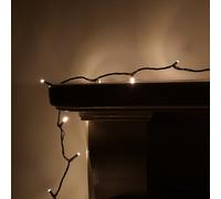 200 LED (16m) Premier Supabright LED Christmas Lights with Timer - Warm White