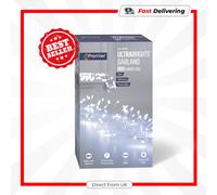Premier Multi Action Ultra Bright Garland Silver Wire White 860 LEDs Christmas L