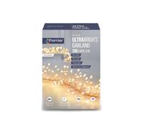 Premier Multi Action Ultra Brights Rose Gold White Garland 288 LED Xmas Lights