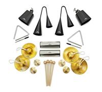 Premier NXT GEN 12pc Classroom Selection, Metal | Selection of Small Metal Percussion Items, Perfect Classroom Starter Kit, 12 Pieces, Teaches Rhythm Basics