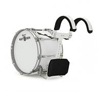 Premier NXT GEN Marching 14" x 10" Traditional Bass Drum White