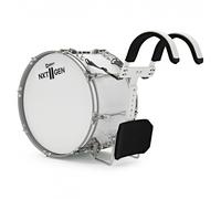 Premier NXT GEN Marching 18" x 10" Traditional Bass Drum White