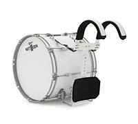 Premier NXT GEN Marching 18" x 14" Bass Drum White - Nearly New