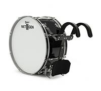 Premier NXT GEN Marching 24" x 10" Traditional Bass Drum, Black